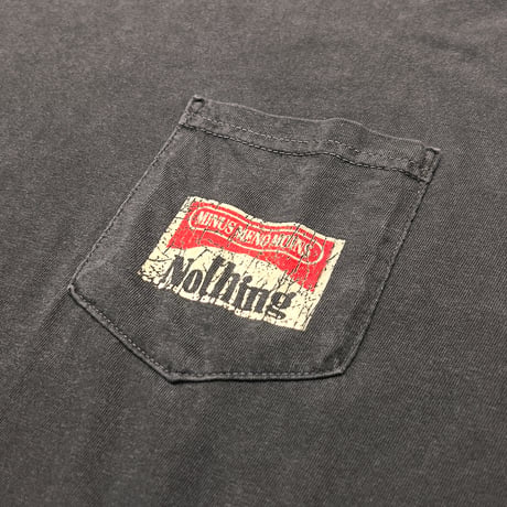Bootleg Pocket Tee(NOTHING)10YEARS BLACK