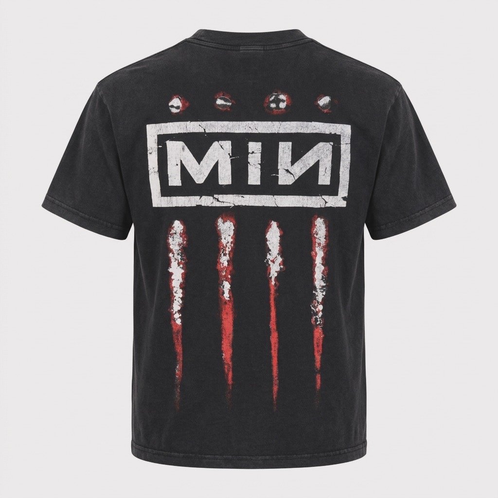Bootleg Tee(ERROR S)5YEARS BLACK | MINUS OFFICI