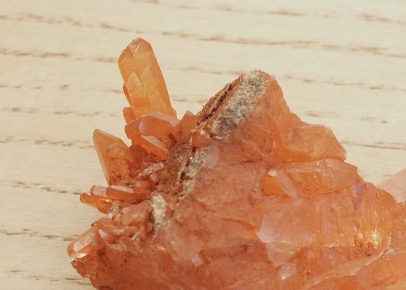 タンジェリン クォーツ タンジェリンクォーツ クラスター55◇ Tangerine Quartz