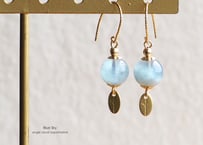 Blue Sky 　エンジェルクラウドアクアマリン・ピアス