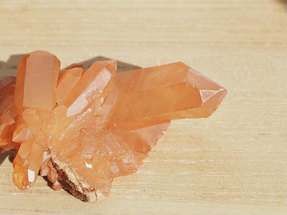 カテドラル❁⃘*.゜タンジェリンクォーツ　ダブルポイント  レインボー カテドラル❁⃘*.゜タンジェリンクォーツ ダブルポイント レインボー