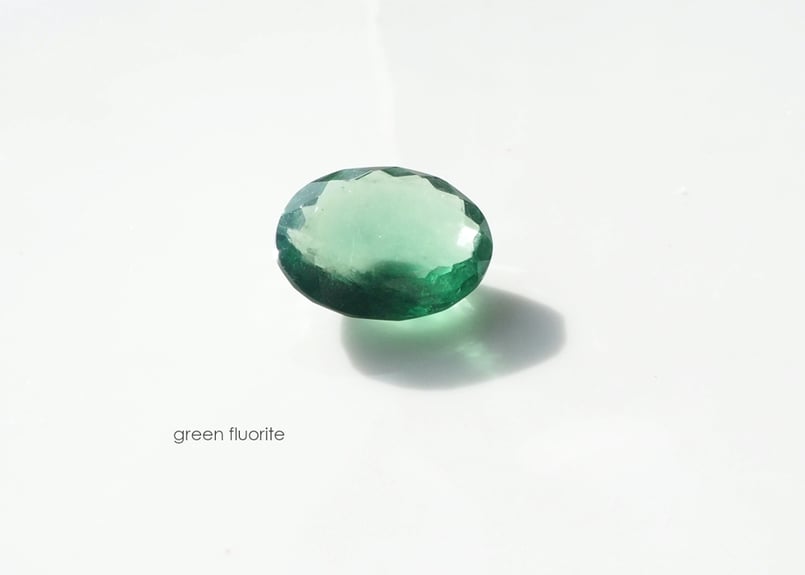 グリーンフローライト・オーバルカットルース | mizunone