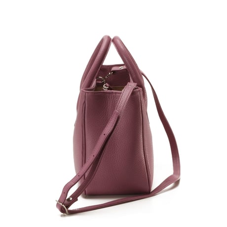 【日本製】【rena -iris  made in japan】牛革製品・（イタリアンレザー）ソフトシュリンクレザー2WAYバッグ（角型S）ir-302