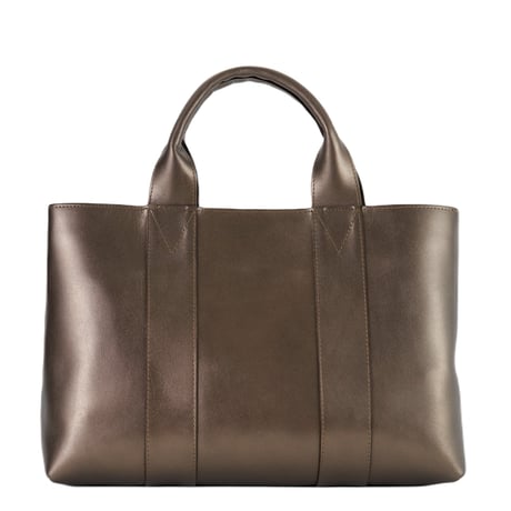 【日本製】【rena -iris  made in japan】〔rena-white　collection〕軽量牛革製品・ヌメ革（ツヤ革調ヌメ革）手提げトート   ir-01