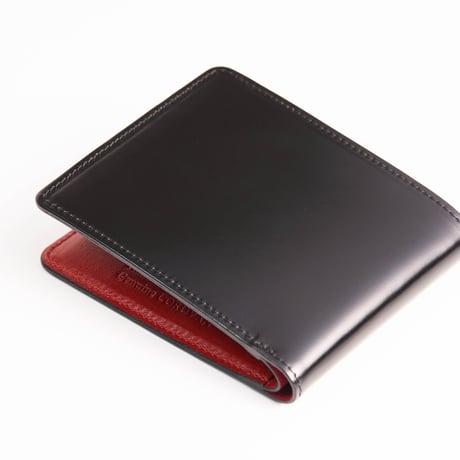 [rena-iris] SUNAMURA(スナムラ)ｘrena コラボ製品・日本製 新喜皮革xレーデルオガワ 二つ折り財布（コイン入れなし・スリムデザイン）smir-1006