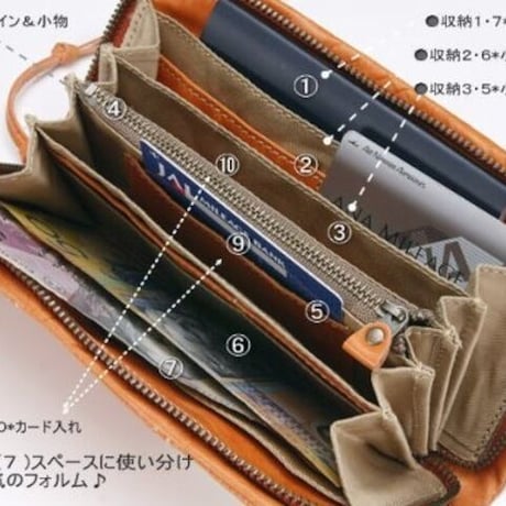 rena 豊岡(レナ　トヨオカ）【15color】豊岡製スペイン牛革（仔牛革）手絞りオイル仕上げ　ラウンドファスナー長財布（rj-007）