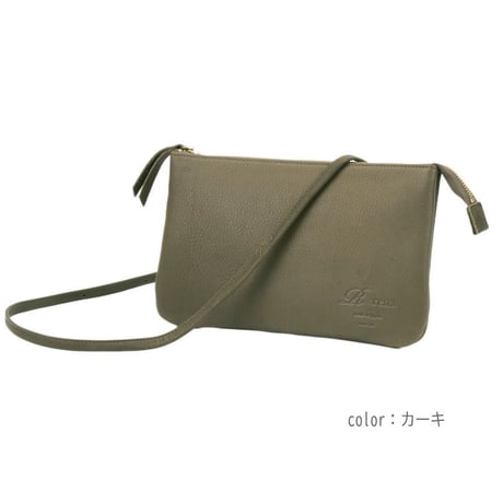 【日本製】【rena -iris  made in japan】ソフトオイルレザー牛革製・斜め掛けお財布ショルダーrn-301
