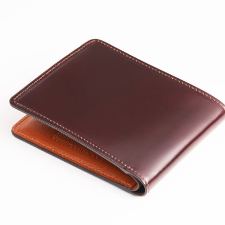 [rena-iris] SUNAMURA(スナムラ)ｘrena コラボ製品・日本製 新喜皮革xレーデルオガワ 二つ折り財布（コイン入れなし・スリムデザイン）smir-1006