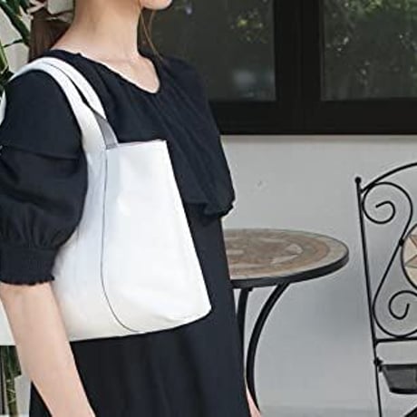 【日本製】【rena -iris  made in japan】〔rena-white　collection〕軽量牛革製品・ヌメ革（マット調ヌメ革）手提げトート   ir-01
