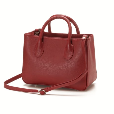 【日本製】【rena -iris  made in japan】牛革製品・（イタリアンレザー）ソフトシュリンクレザー2WAYバッグ（角型S）ir-302