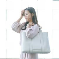 【rena-iris】日本製（内部：三層構造）メンズ/レディース 軽量・牛革・ヌメ革トートバッグ（A3サイズ日本製）(高収納） rena-02-G
