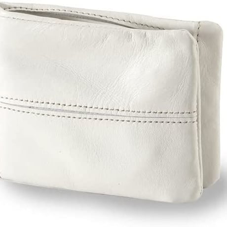 rena 豊岡(レナ　トヨオカ）〔rena-white　collection〕スペイン牛革（仔牛革）手絞りオイル仕上げ　二つ折り財布（re-010-wh01）