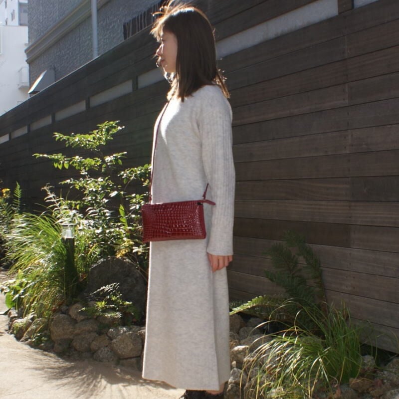 RESO. 長財布革製品皮製品HERZ ダークブラウン希少レア日本製