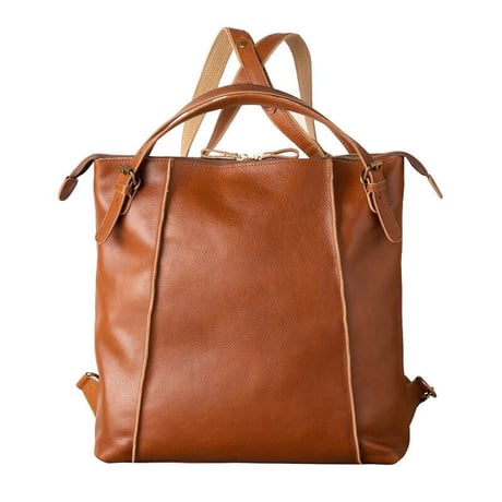 【日本製】【rena -iris  made in japan】〔rena-white　collection〕牛革製品・多機能3way・オイルヌメ製牛革リュック　ir-75