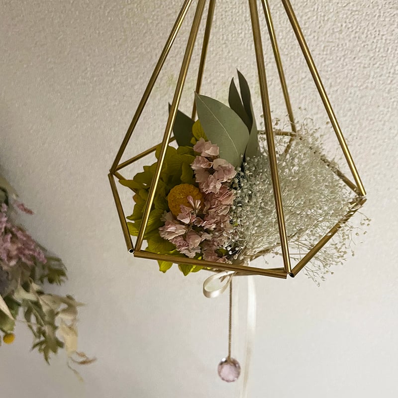 ヒンメリ＋花【サンキャッチャー】 | NOIRO DESIGN STORE