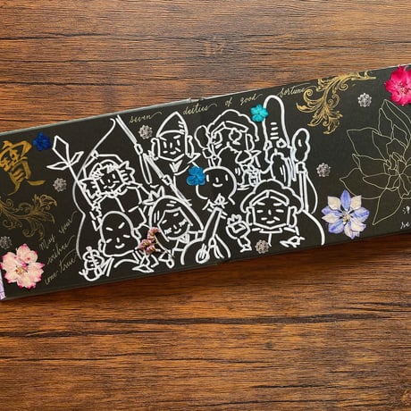 コラボ御花印【浄元寺様】(見開き)×リフラワーオリジナル御花印帳第一弾