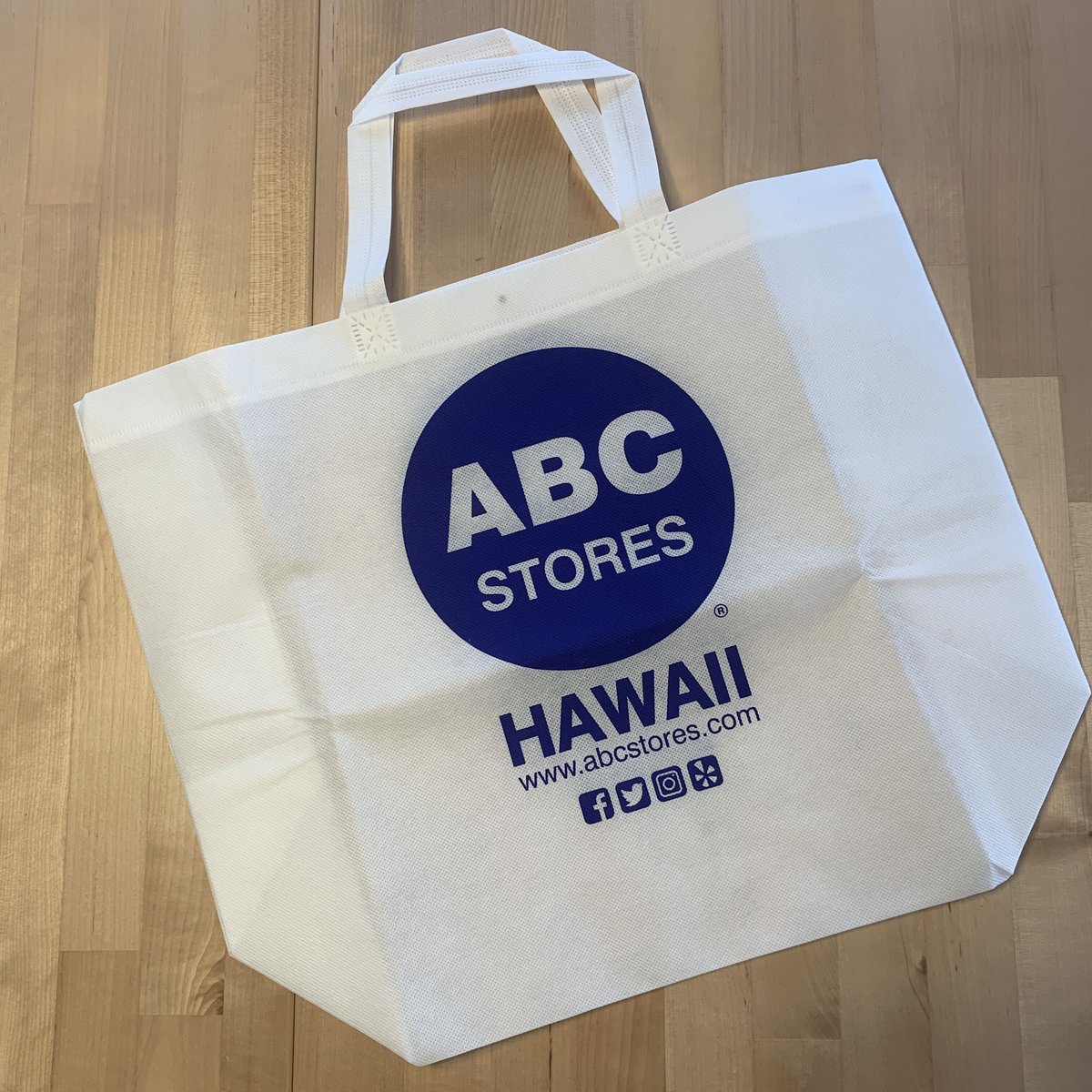 Large】ABC STORES Hawaii Reusable Bag 不織布エコバッグ