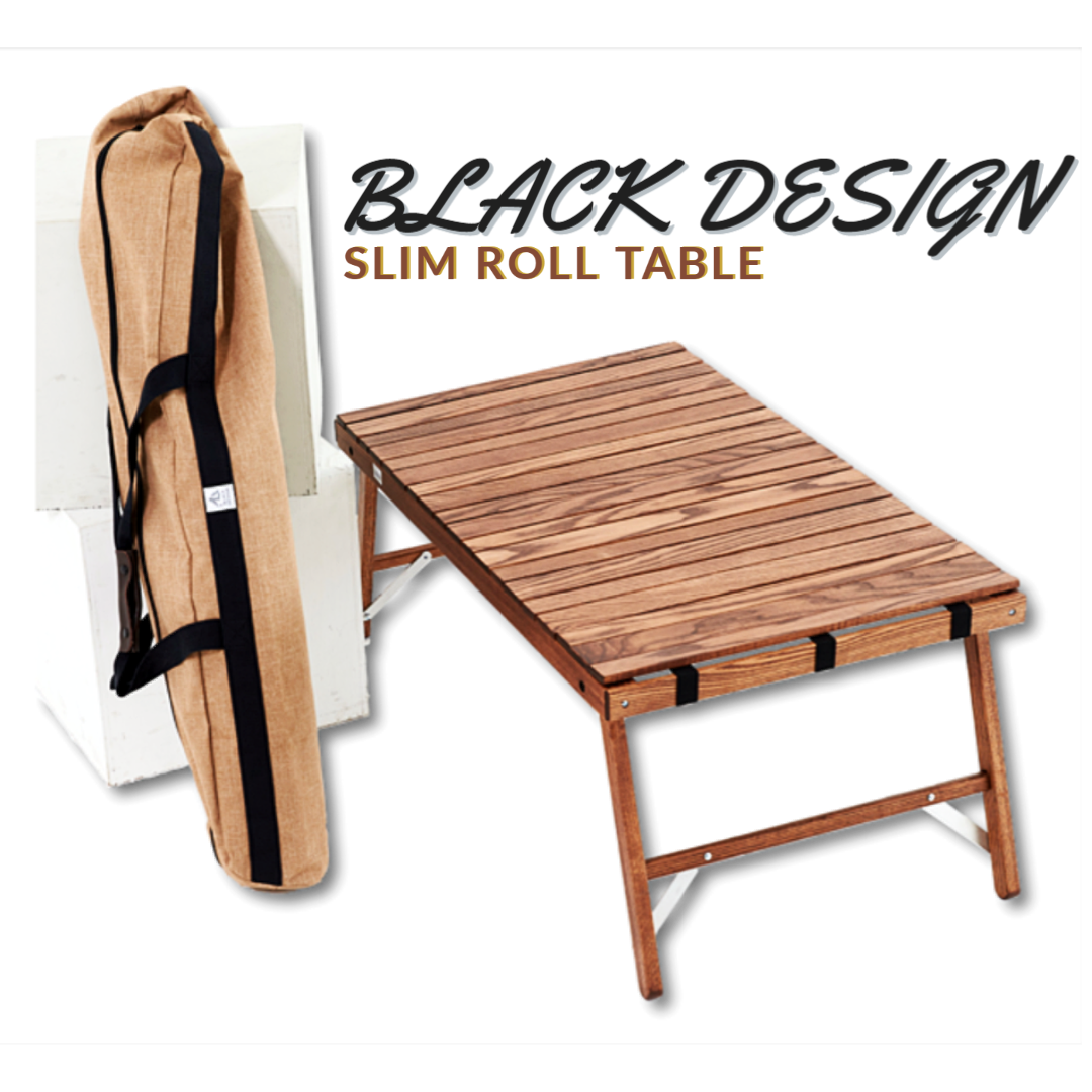 BLACK DESIGN】ブラックデザイン スリムロールテーブル | Emon SELECT