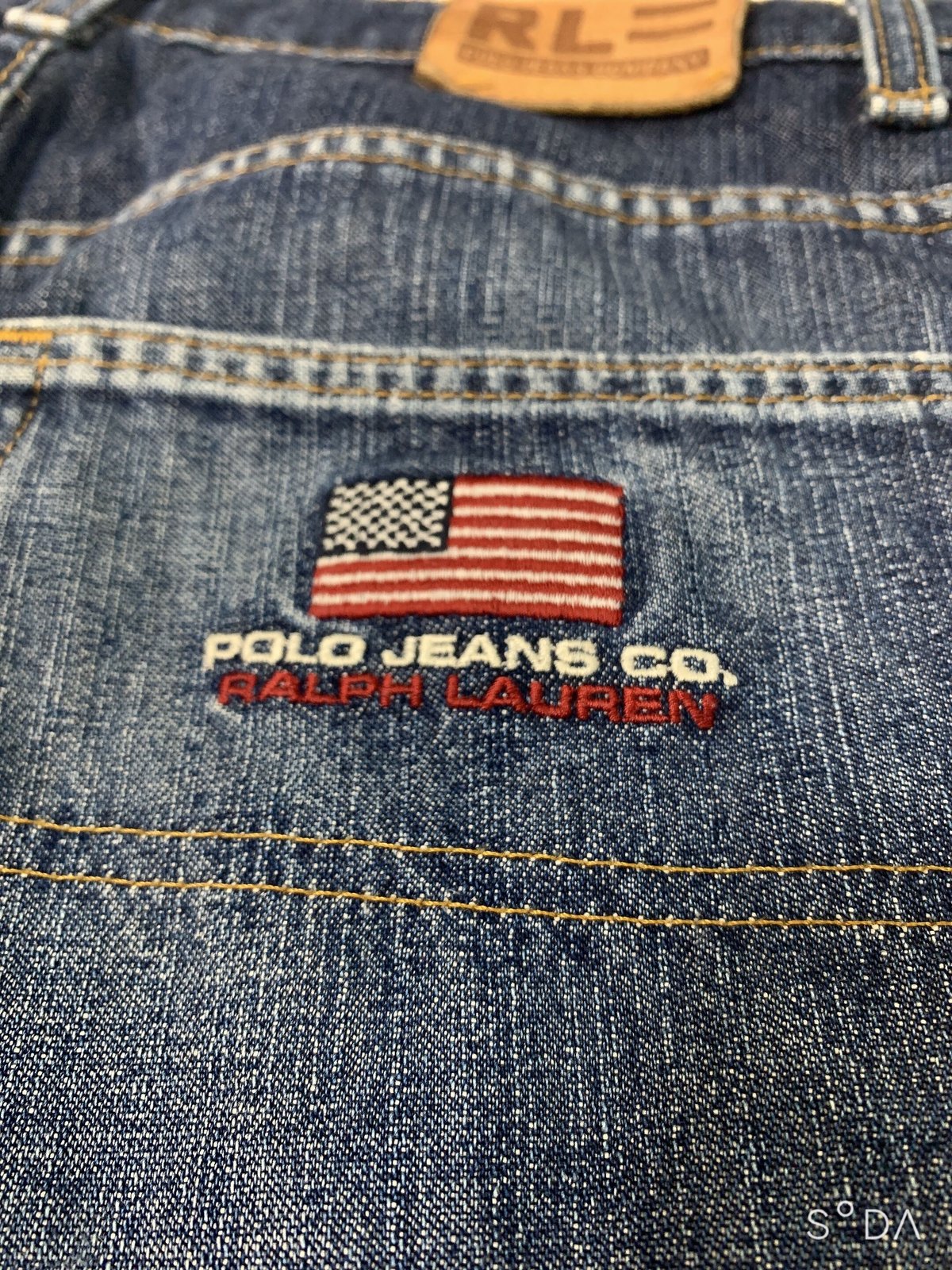 希少サイズ S ■ POLO JEANS CO ラルフローレン 3段 プリント