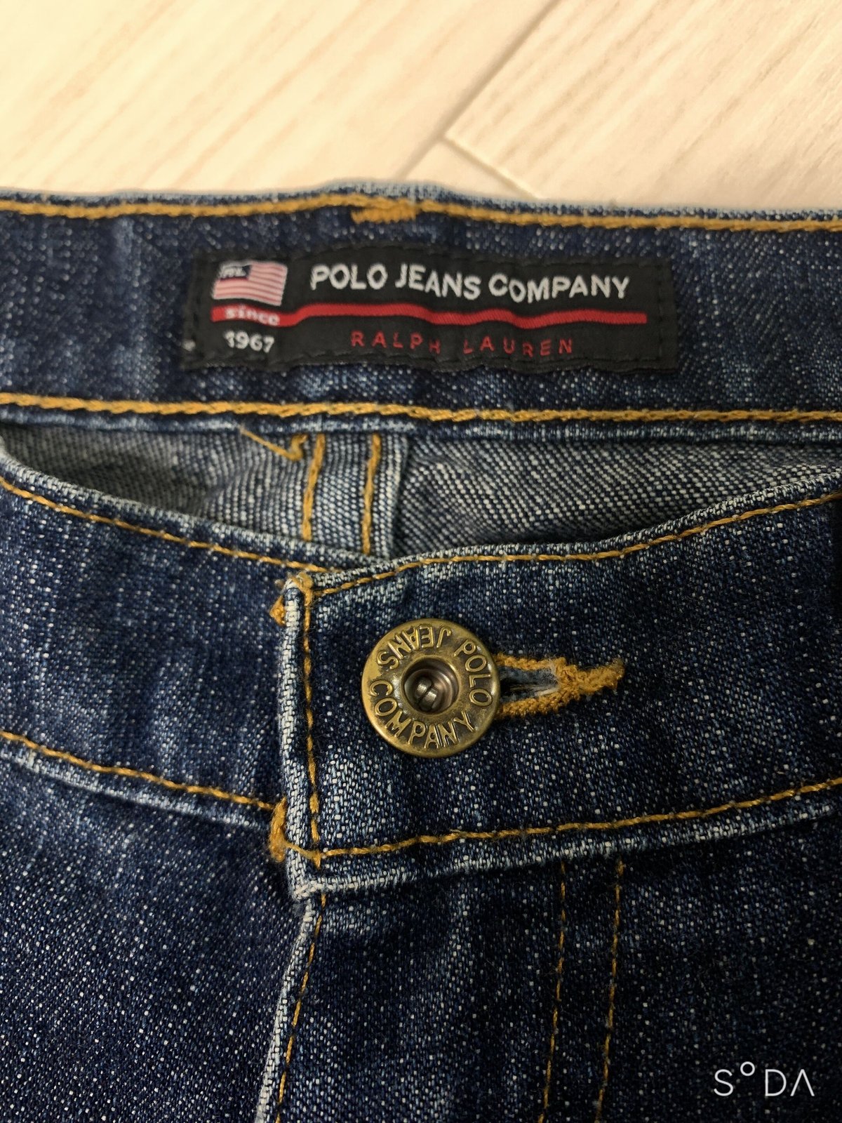 希少サイズ S ■ POLO JEANS CO ラルフローレン 3段 プリント