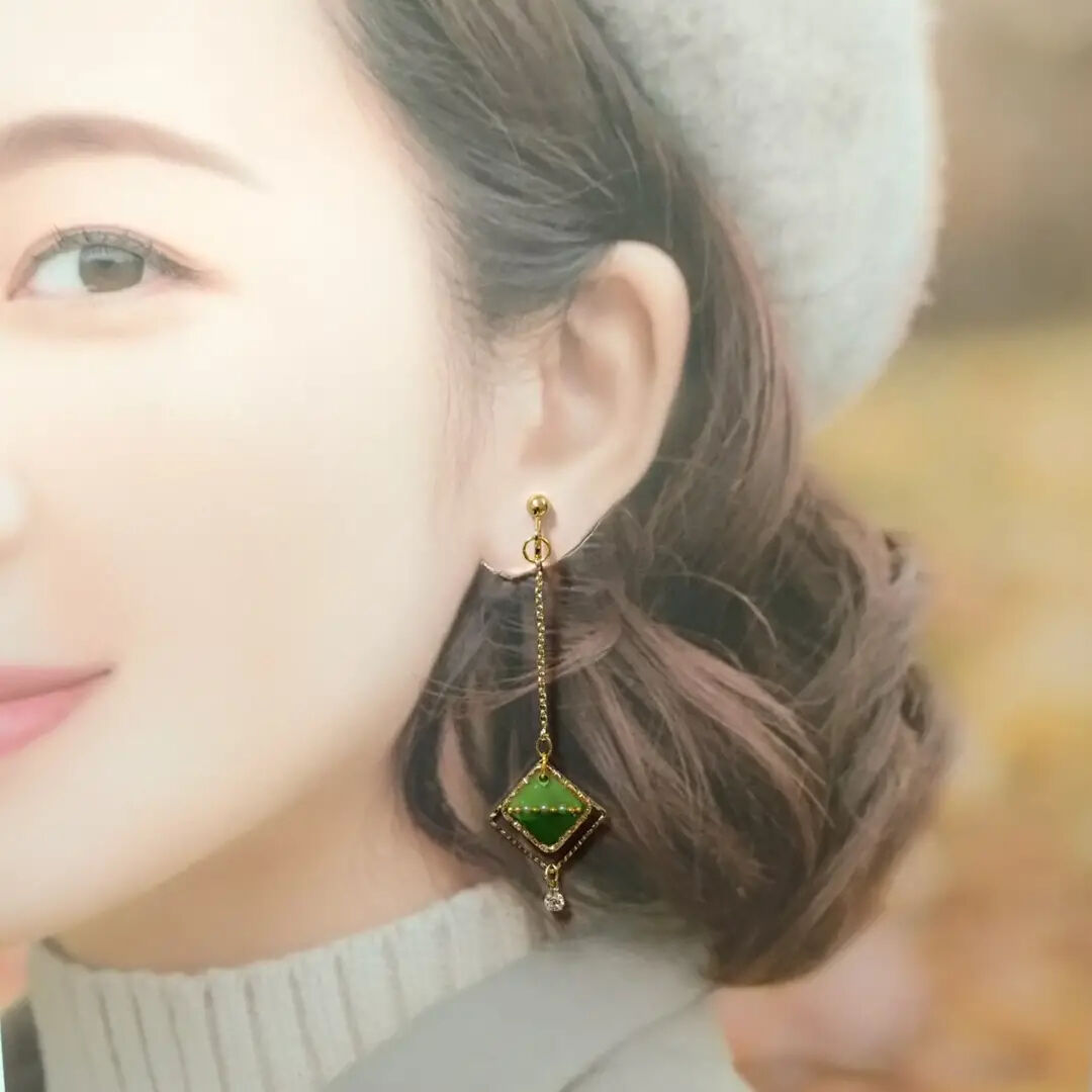 抹茶ラテ🍃☕*° ピアスorイヤリング | 🌻K&M Style 🌻 