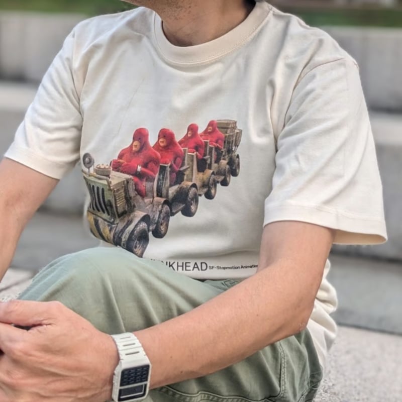 ☆「JUNK HEAD」マルギータのグルメツアーTシャツ（薄ベージュ