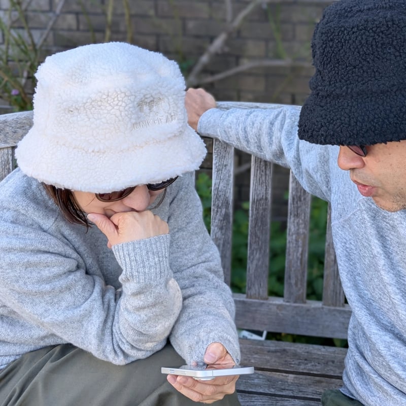 ☆「JUNK HEAD」 ボア バケットハット（オフホワイト）☆ | YAMIKENstore