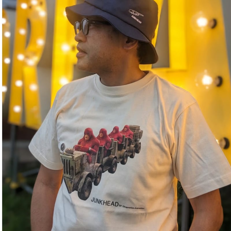 ☆「JUNK HEAD」マルギータのグルメツアーTシャツ（薄ベージュ