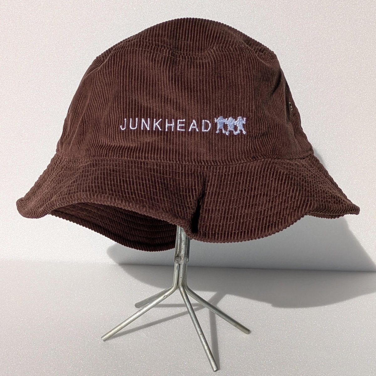 R*R様 イタリア製 太畝コーデュロイ 平天 バケット ハット デッドストック ☆「JUNK HEAD」 コーデュロイ バケットハット（ブラウン