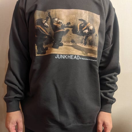 ★「JUNK HEAD 」３バカちゃんドロップキックスウェットトップス（スミクロ）★