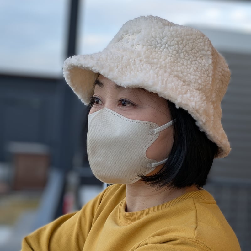 ☆「JUNK HEAD」 ボア バケットハット（オフホワイト）☆ | YAMIKENstore