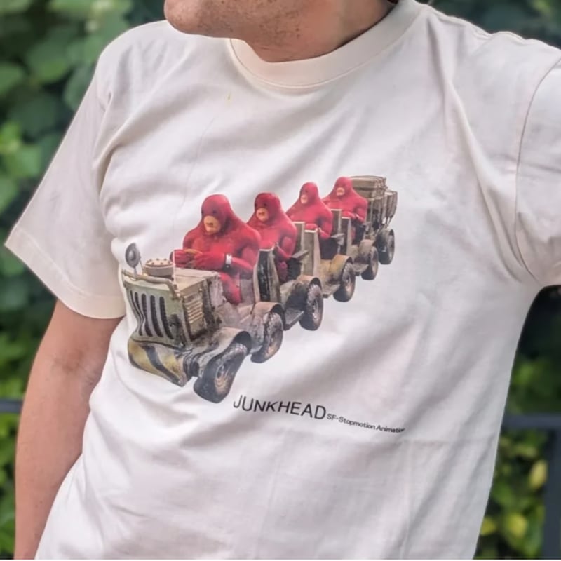 ☆「JUNK HEAD」マルギータのグルメツアーTシャツ（薄ベージュ