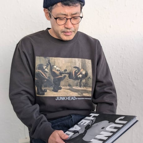 ★「JUNK HEAD 」３バカちゃんドロップキックスウェットトップス（スミクロ）★