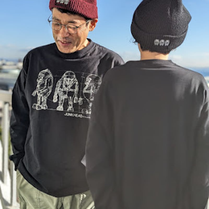 ☆「JUNK HEAD 」3バカちゃん図面画の長袖Tシャツ☆ | YAMIKENstore
