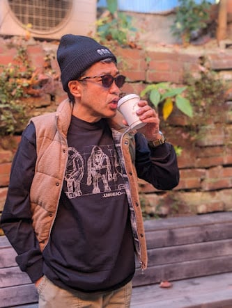 JUNK HEAD ジャンクヘッド 3バカちゃん Tシャツ ☆「JUNK HEAD 」3バカちゃんドロップキックTシャツ（黒