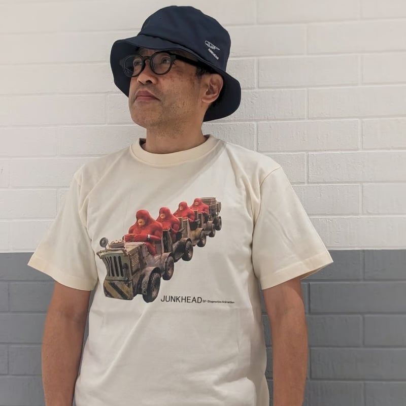 ☆「JUNK HEAD」マルギータのグルメツアーTシャツ（薄ベージュ