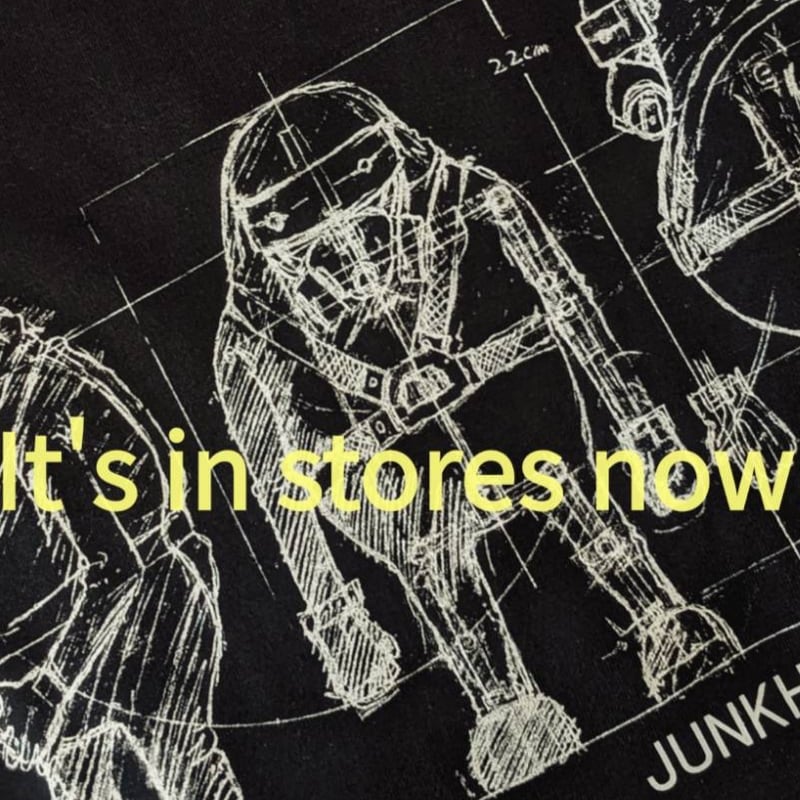 JUNK HEAD ジャンクヘッド 3バカちゃん Tシャツ ☆「JUNK HEAD 」3バカちゃん図面画の長袖Tシャツ☆ | YAMIKENstore