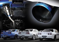 Ti RACING チタニウムマフラー BNR32/BCNR33/BNR34用