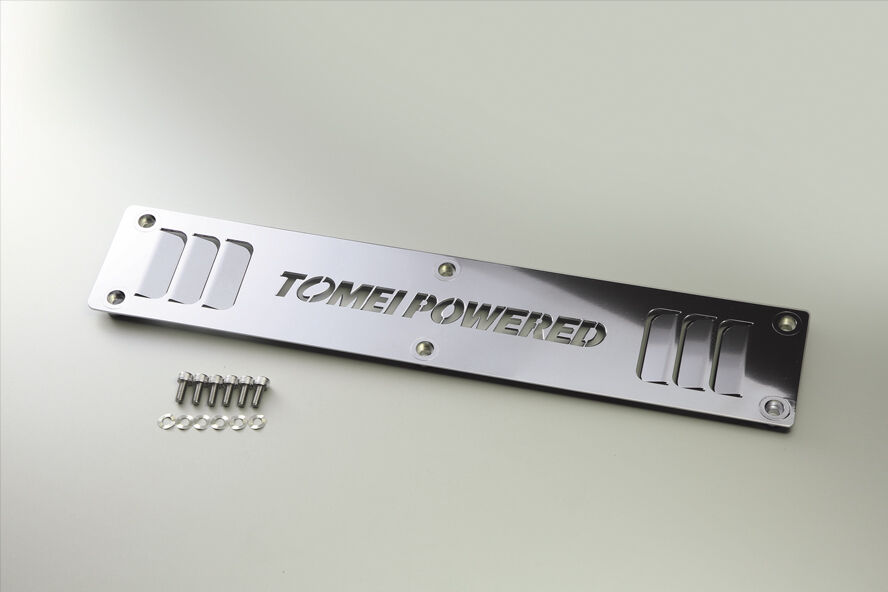 SR20DET用 メタルオーナメントプレート（R)PS13 クロームタイプ