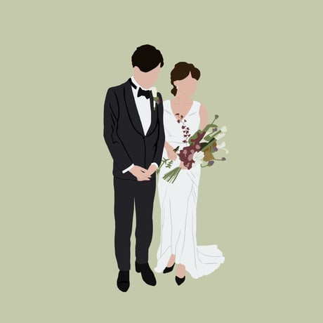 wedding illustration(データ納品)