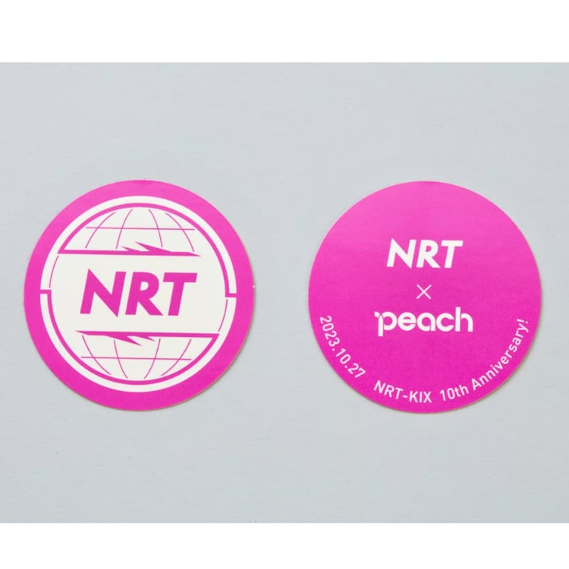 NRT×Peach 10th Anniversary ステッカーセット | NARITA AI