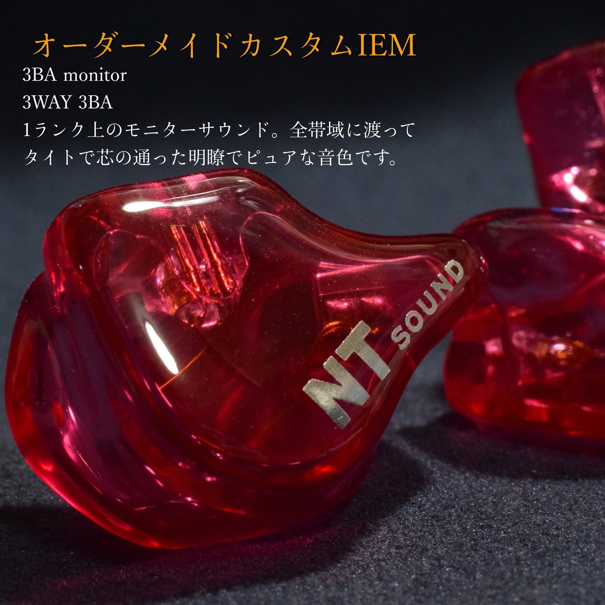 オーダーメイド カスタムiem 3BA monitor | NEWTON SHOP オーダーメイド カスタムiem 3BA monitor | NEWTON SHOP