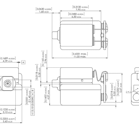 2個セット Sonion 1723WT03/9 デュアルベースドライバー BA ドライバー DIY IEM レシーバー
