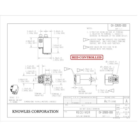 Knowlesドライバー GV-32830 4BAドライバー バランスアーマチュア受信機スピーカー DIY IEM (2個セット)