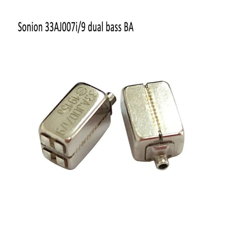 2個セット Sonion 33AJ007i/9 デュアル低音ドライバー、デュアルウーファーBAドライバー、バランスドアーマチュアレシーバー DIY IEMs用