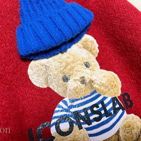 Bear knit cap sweater
