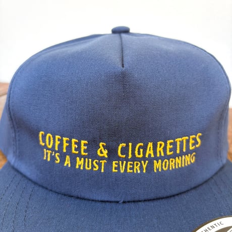 new"COFFEE&CIGARETTES" キャップ