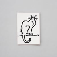 はしもとなおこ 《黒猫》 ポストカード｜dot to dot today