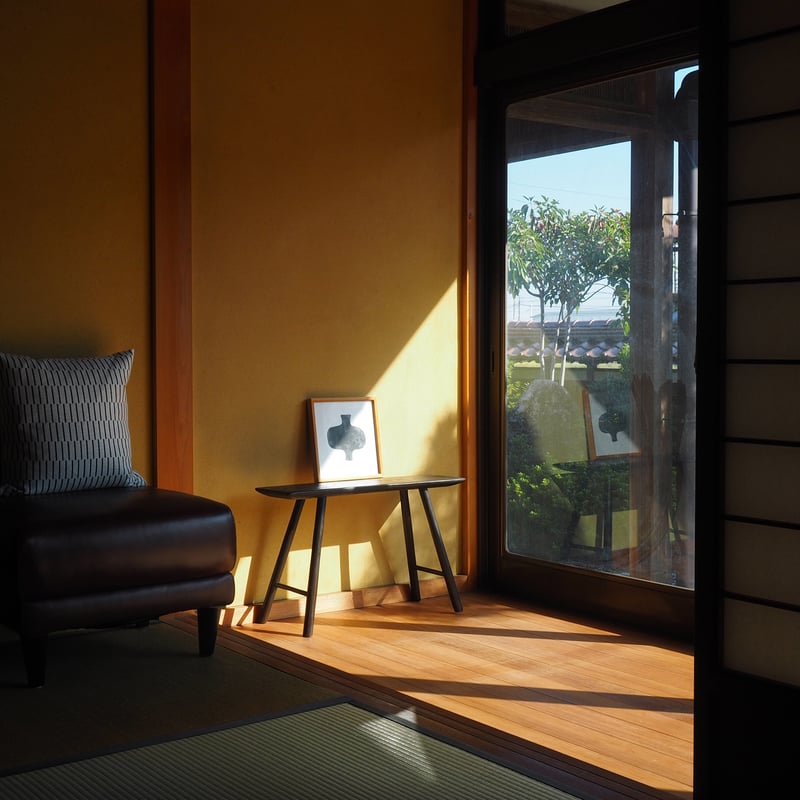 木版画 額あり SQ25-005 『種子』(26.5×26.5/cm) | CHITEN SHOP