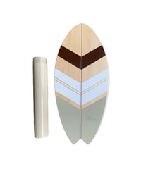 【ほぼ未使用】ウッドバランスボード ショート andBLUE ウッドバランスボード ショート/solid/brown | andBLUE SHOP